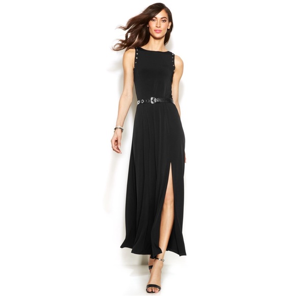 Michael Kors Belted
Grommet Detail Maxi Dress NWOT - Picture 1 of 9
